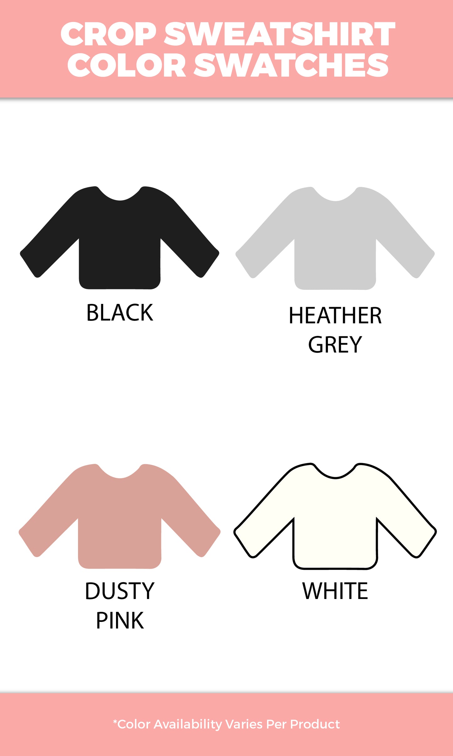 Jumbo Script Custom Puff Cropped Sweatshirt