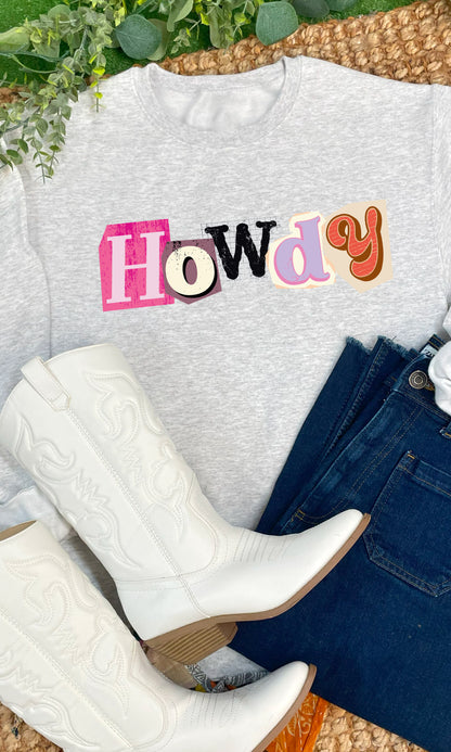 Custom Newpaper Notes Graphic Sweatshirt