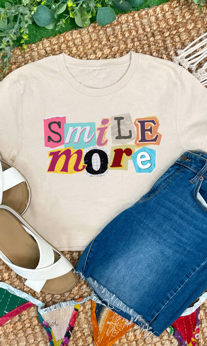 Custom Newspaper Notes Graphic Crop Top