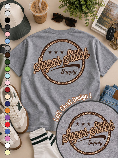 Custom Stamp Graphic T-Shirt
