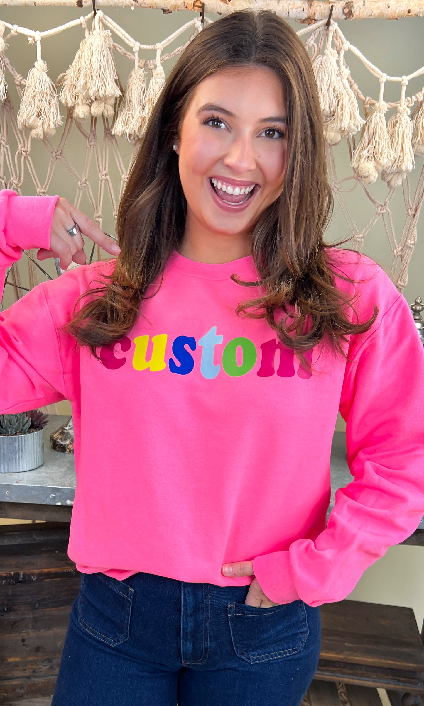 Custom Cooper Graphic Sweatshirt