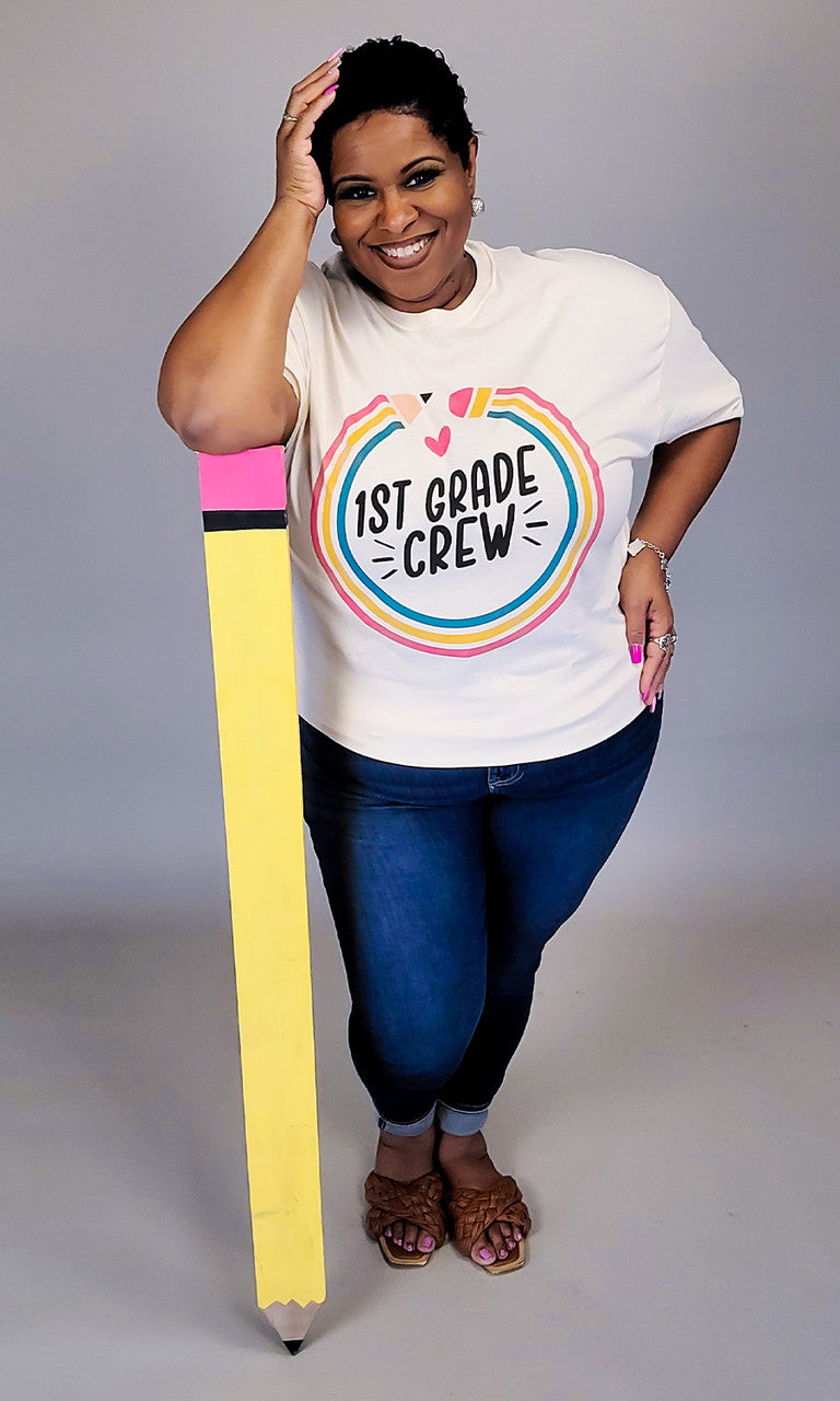 Custom Grade Level Crew T-Shirt