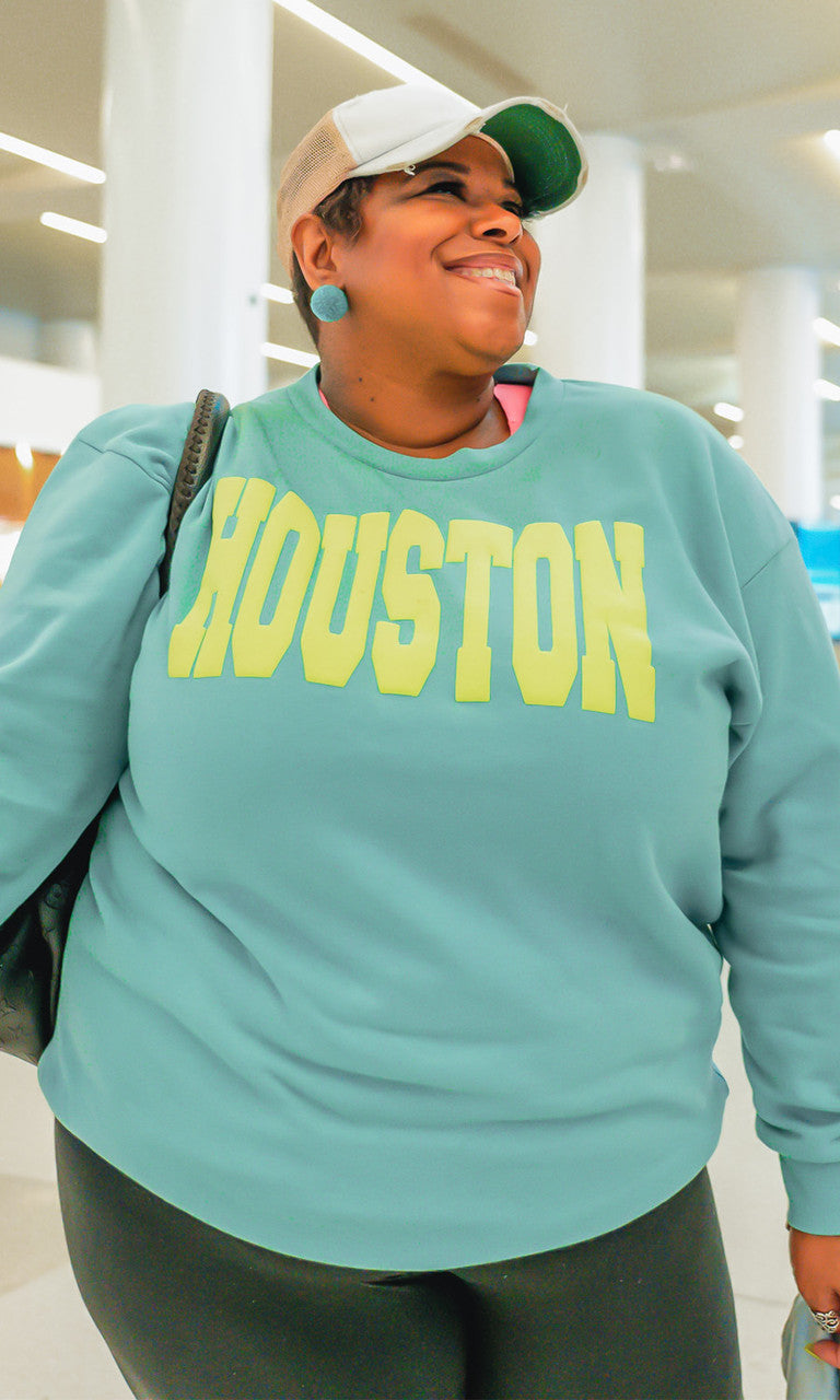 Custom Magic Puff Big Letter Sweatshirt