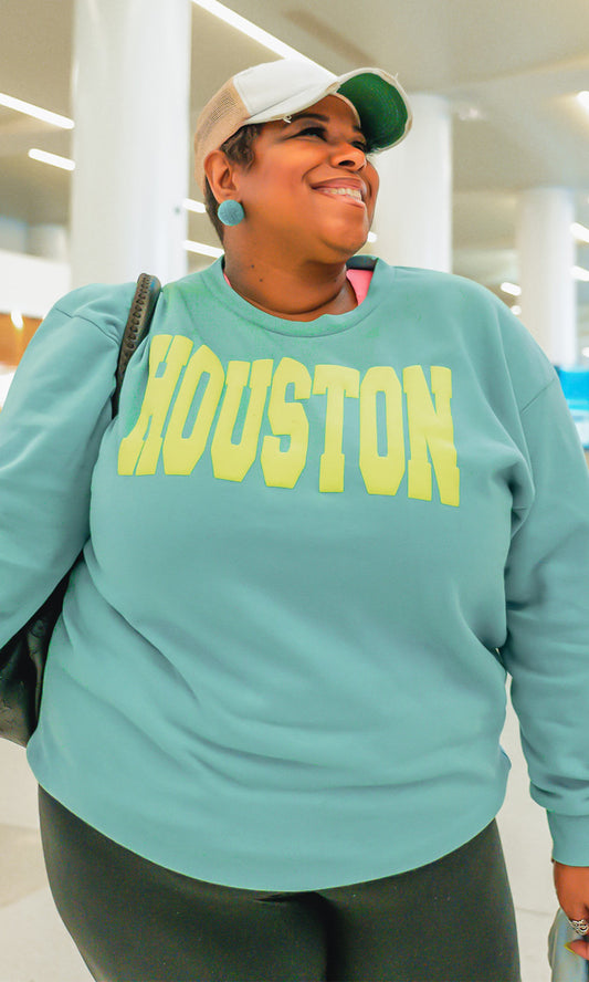 Custom Magic Puff Big Letter Sweatshirt