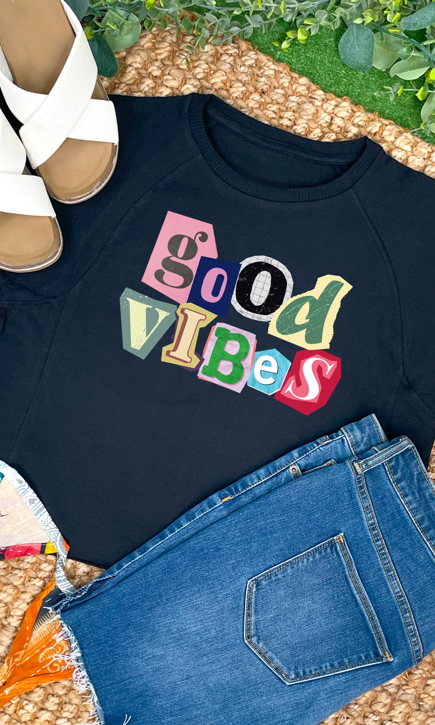 Custom Newspaper Notes Edgy Graphic Shirt