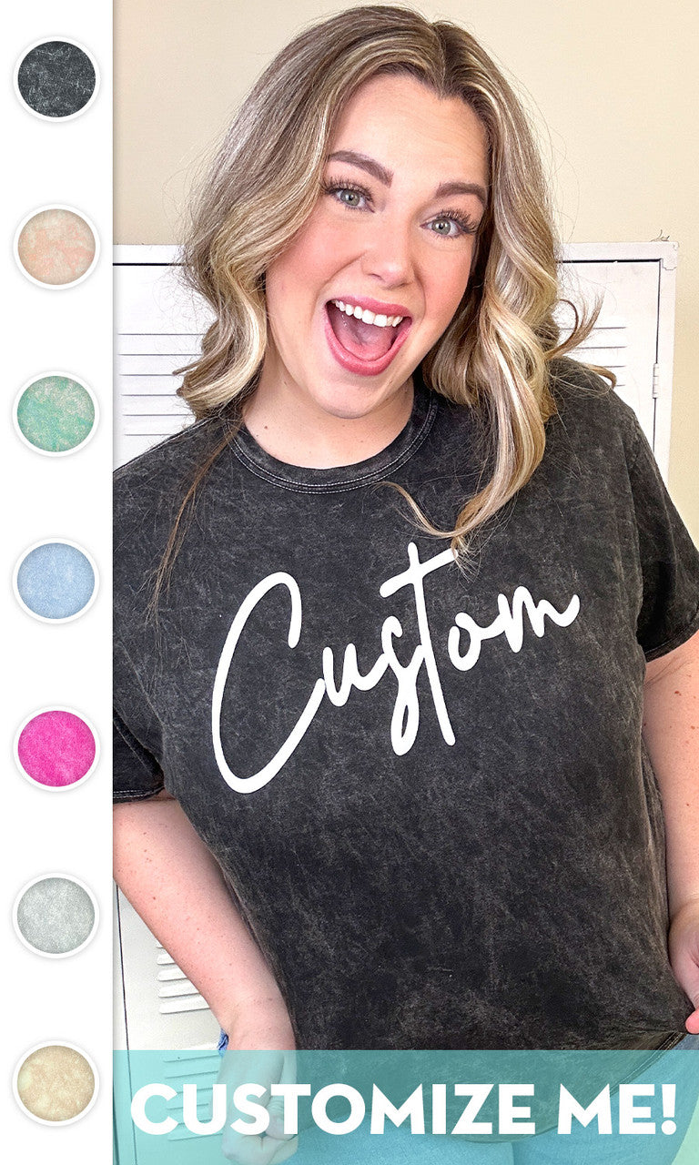 Magic Puff Custom Script Mineral Washed T-Shirt