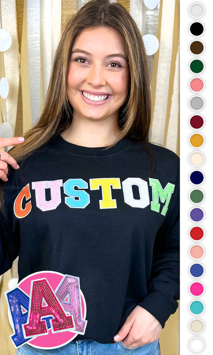 Custom Sequin Graphic Sweatshirt
