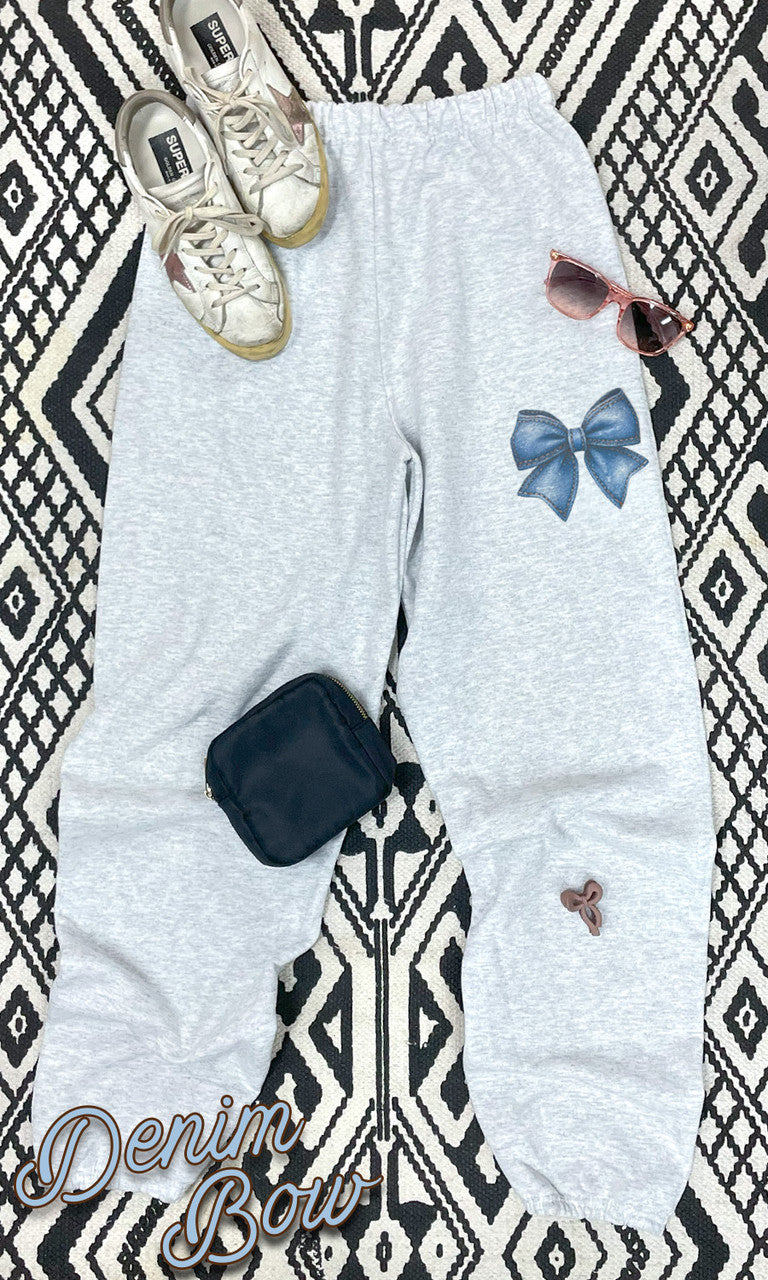Big On Bows Graphic Sweatpants
