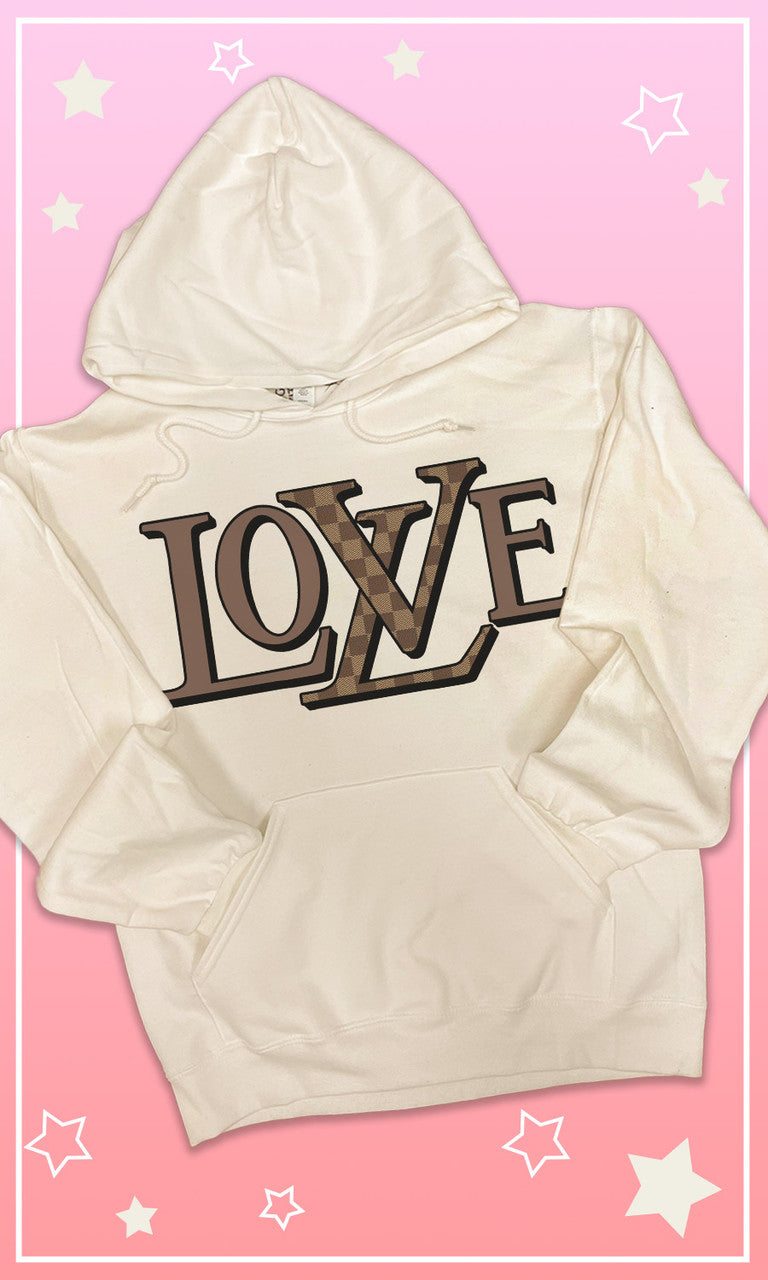 Designer Love Graphic Hoodie