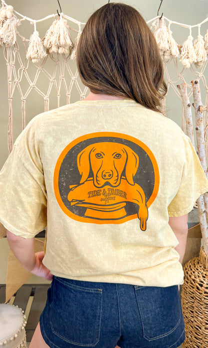 Dog and Buck Mineral Washed Graphic Shirt