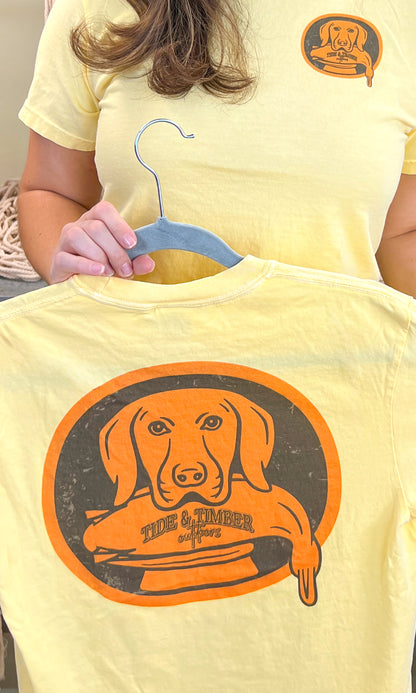 Dog and Buck Comfort Color Graphic T-Shirt