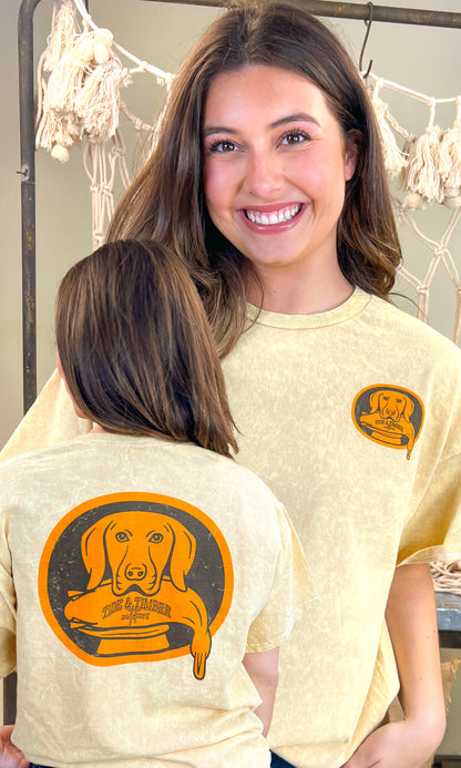 Dog and Buck Mineral Washed Graphic Shirt