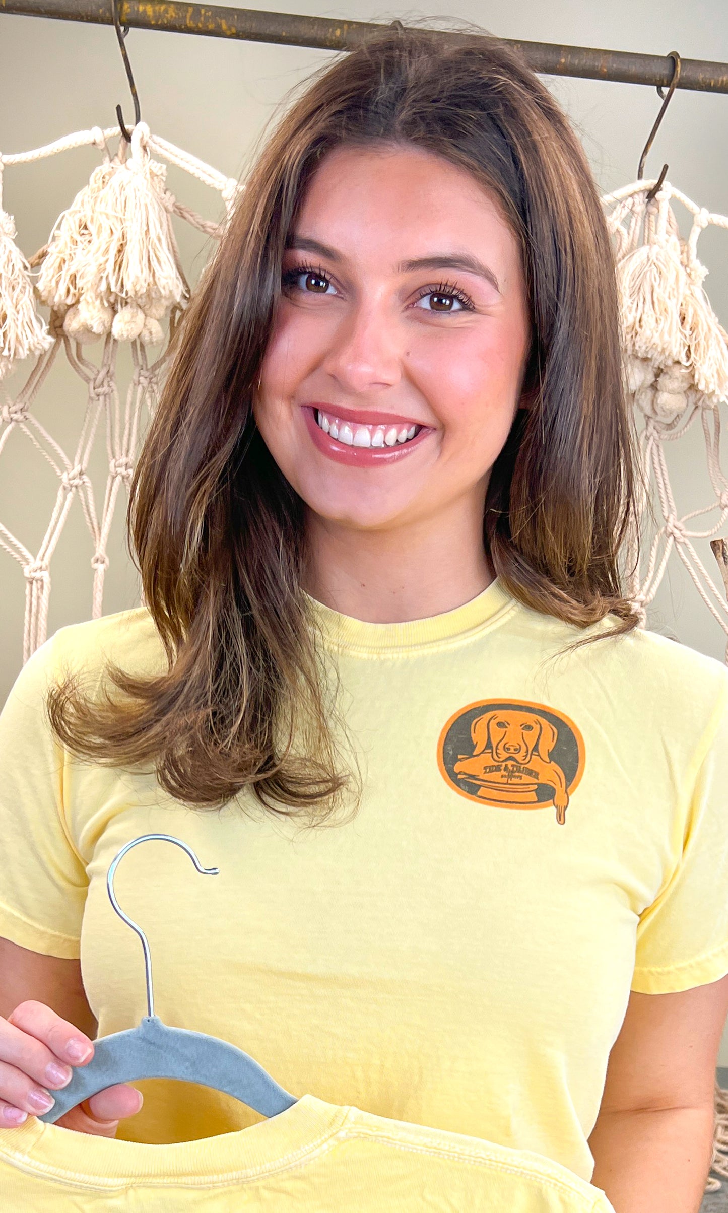 Dog and Buck Comfort Color Graphic T-Shirt