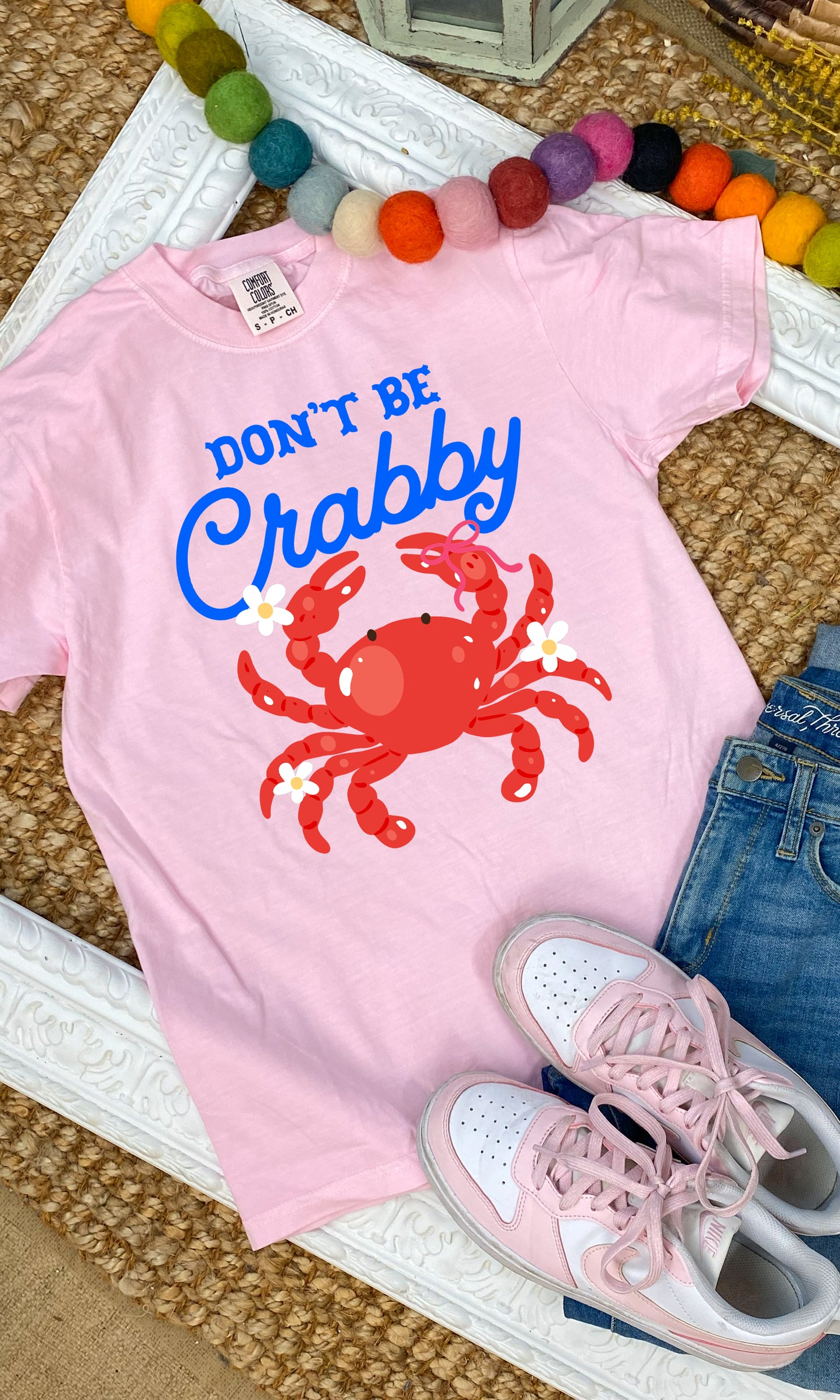 Don't Be Crabby Comfort Color Graphic T-Shirt