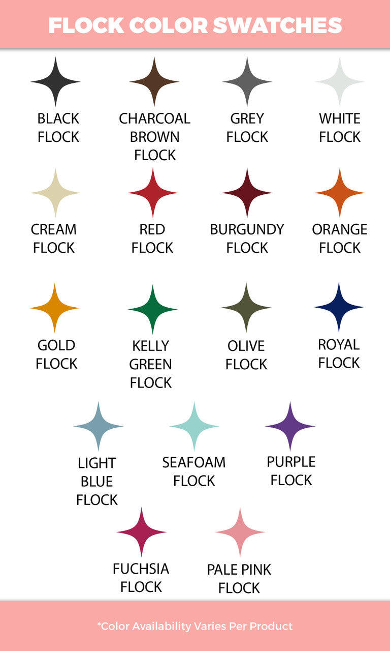 Custom Flock Script Adult Sweatshirt