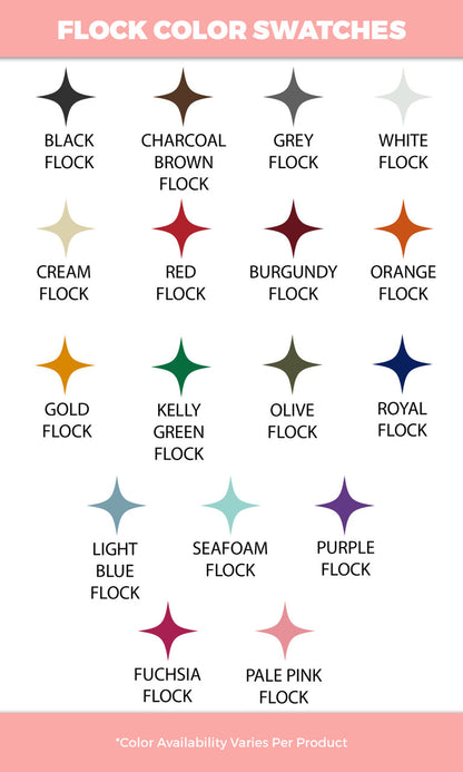 Custom Flock Script Adult Sweatshirt