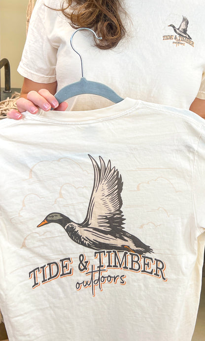 Flying Duck Comfort Color Graphic T-Shirt