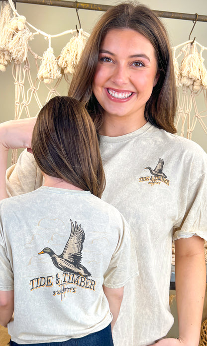 Flying Duck Mineral Washed Graphic Shirt