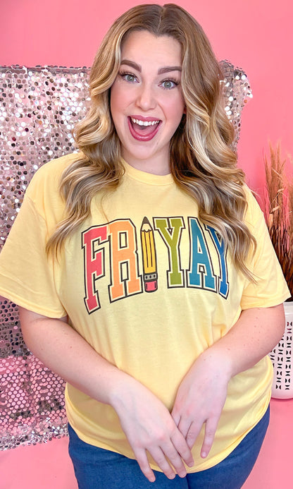 Varsity FRI-Yay Graphic T-Shirt