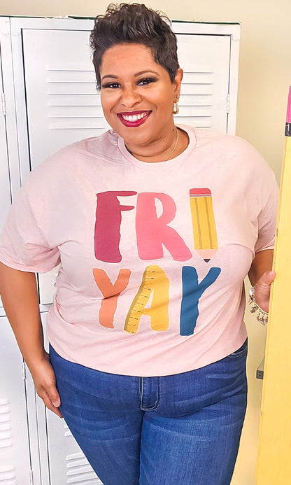 Fri-Yay Ruler Graphic T-Shirt