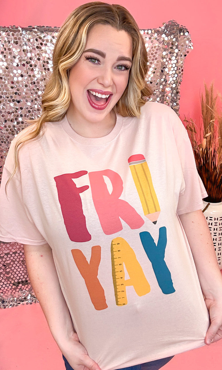 Fri-Yay Ruler Graphic T-Shirt
