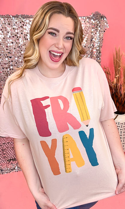 Fri-Yay Ruler Graphic T-Shirt