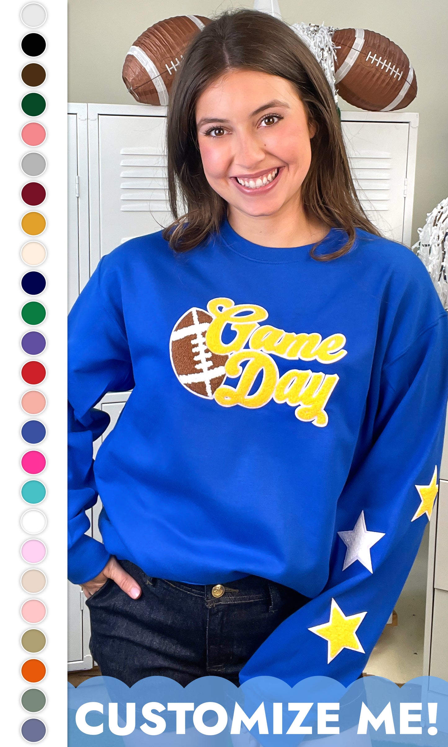 Game Day Chenille Graphic Sweatshirt