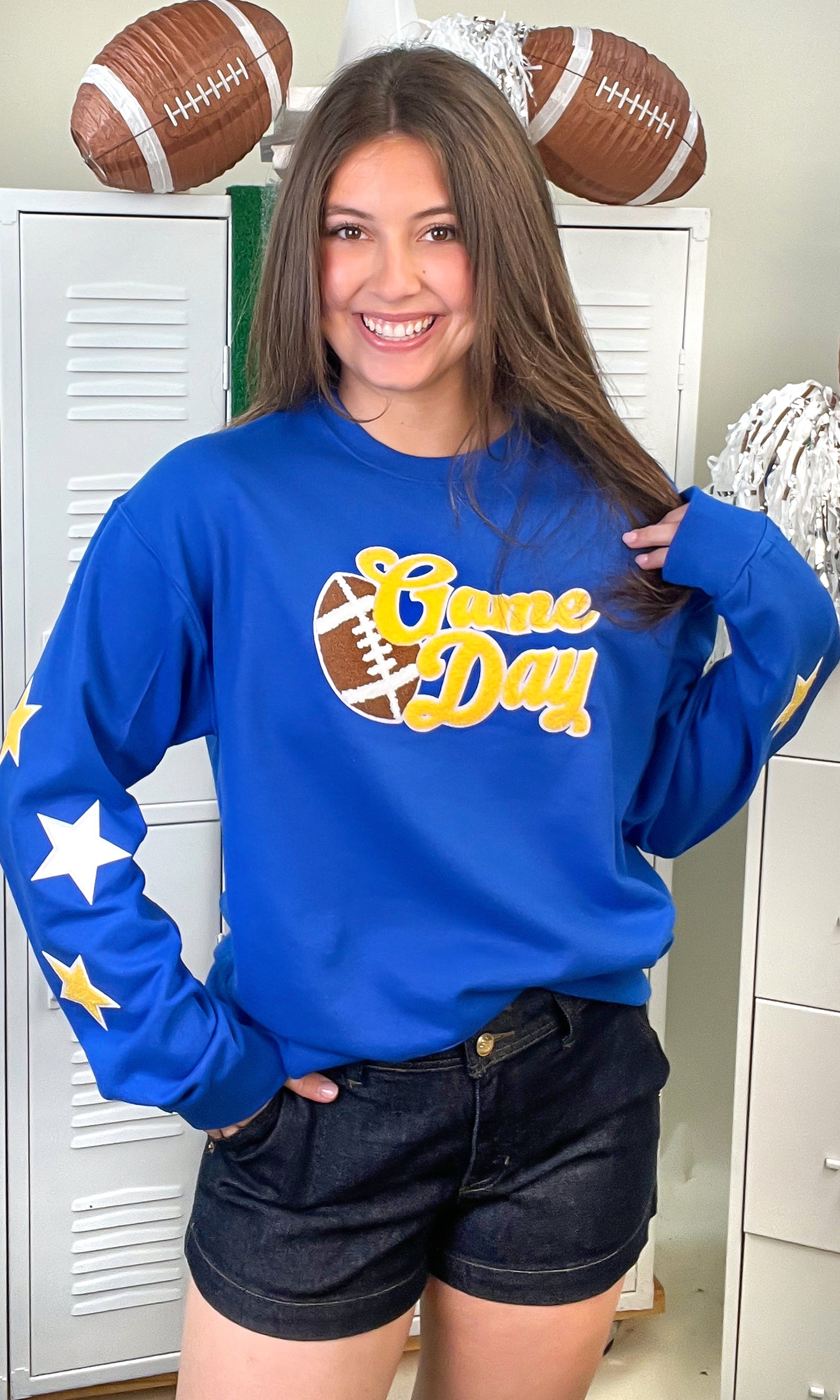 Game Day Chenille Graphic Sweatshirt