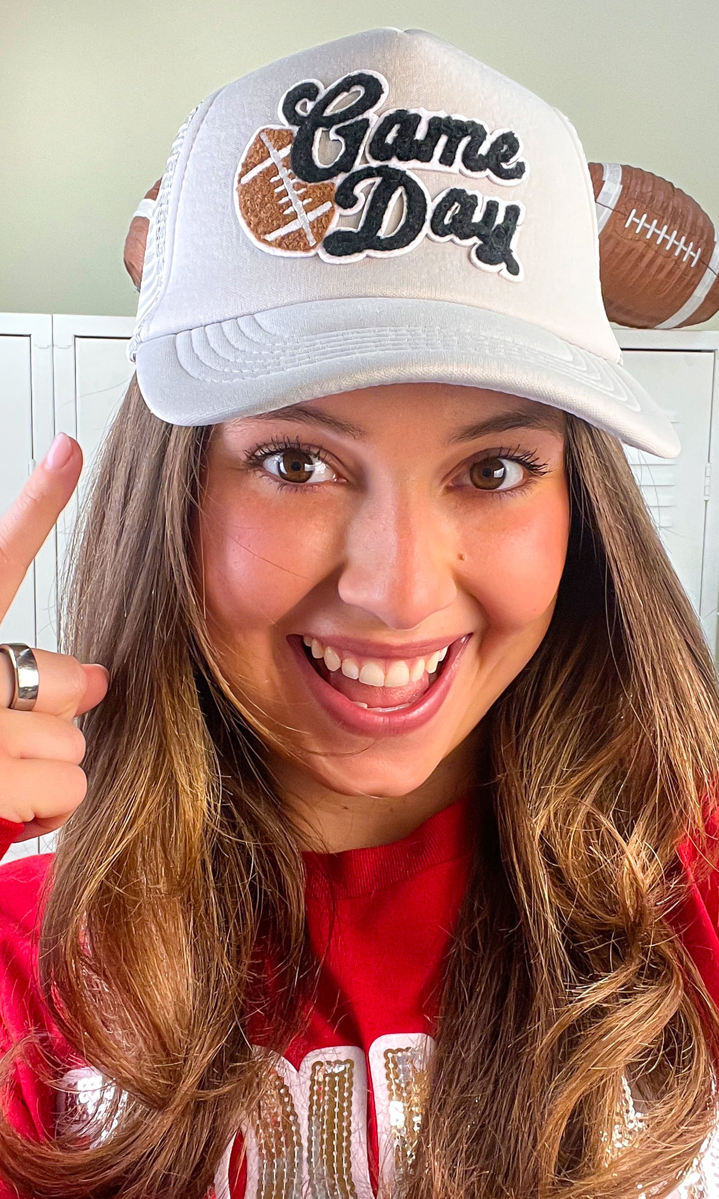 Game Day Chenille Trucker Hat