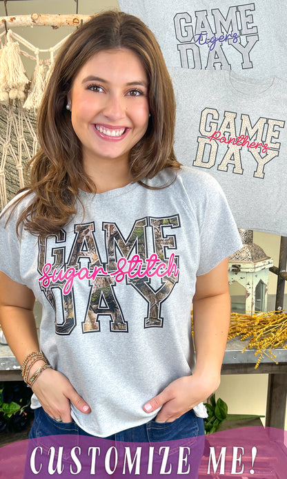 Game Day Custom Pattern Edgy Graphic Shirt