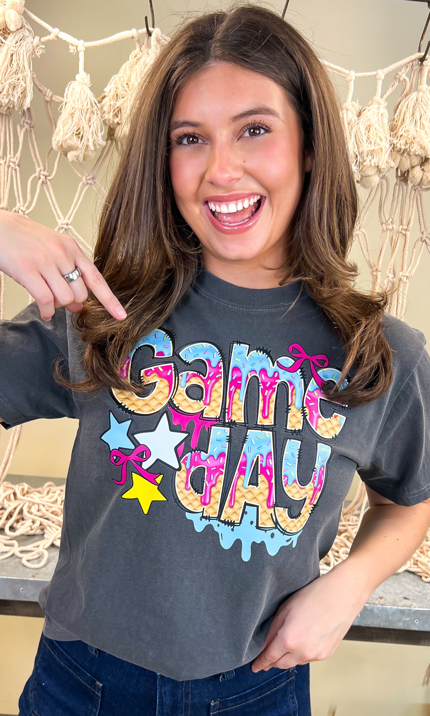 Game Day Drip Comfort Color Graphic T-Shirt