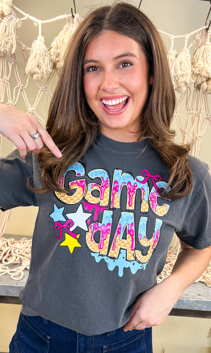 Game Day Drip Comfort Color Graphic T-Shirt