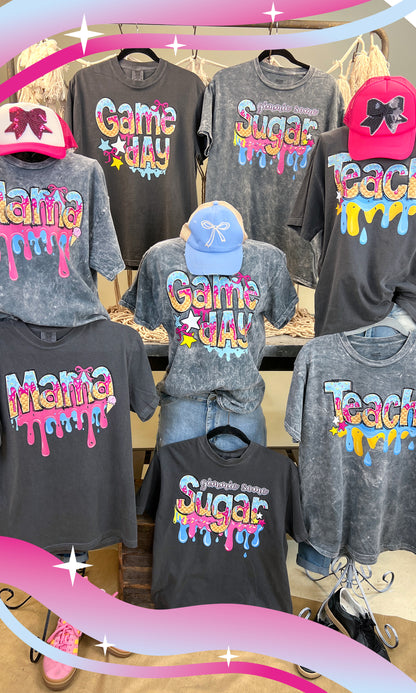 Teach Drip Comfort Color Graphic T-Shirt