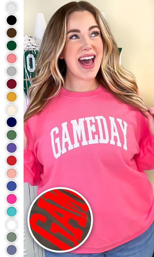 Game Day Flock Graphic Sweatshirt