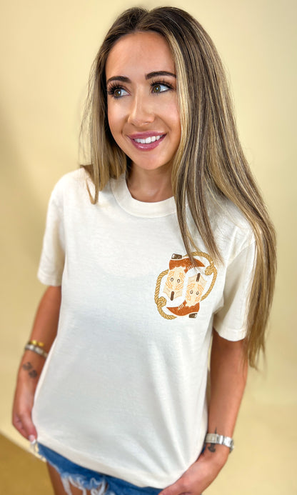 Giddy Up or Get Out Comfort Color Graphic T-Shirt