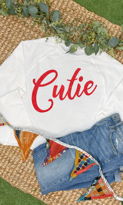 Glitter Puff Custom Long Sleeve Edgy Graphic Shirt