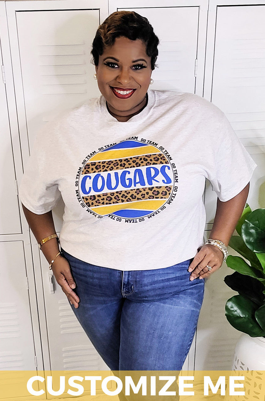 Go Team Custom Mascot T-Shirt