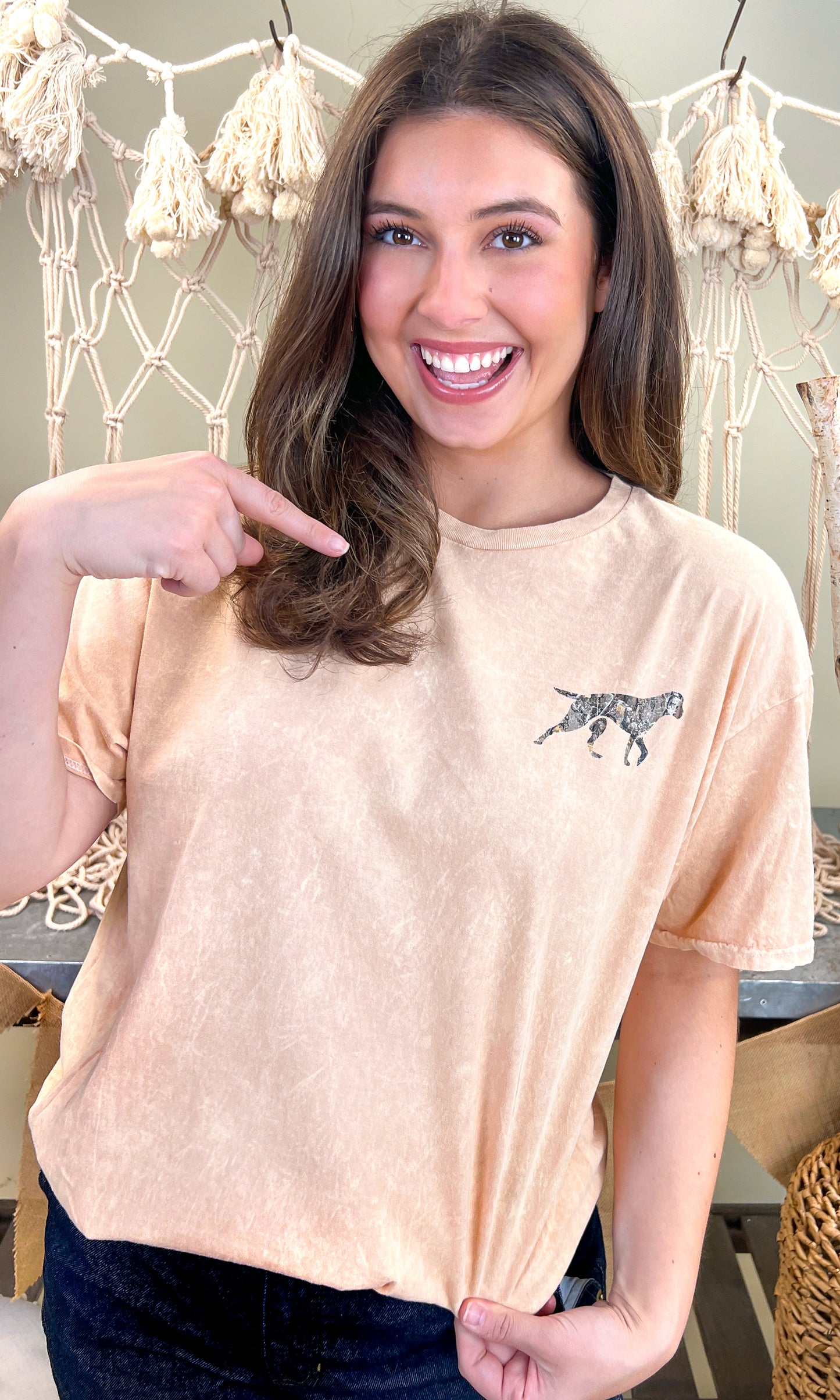 Good Ole Boy Camo Mineral Washed Graphic Shirt