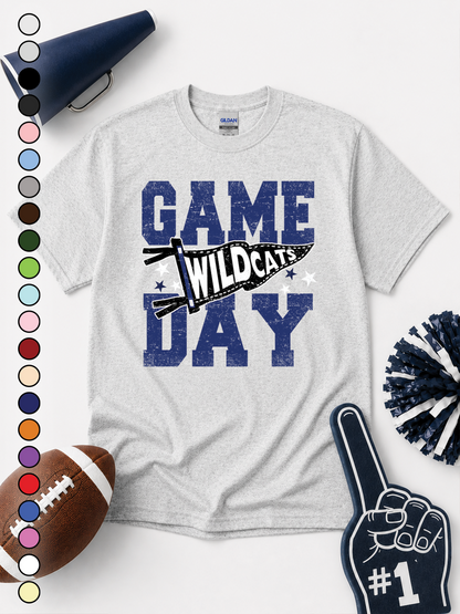 Custom Game Day Pennant Graphic T-Shirt