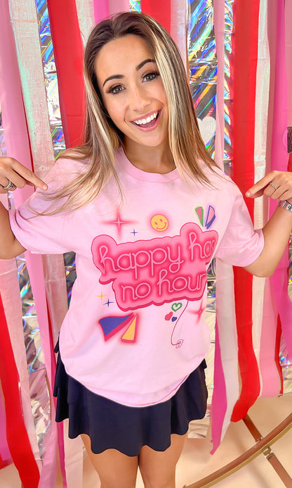 Happy Has No Hour Graphic T-Shirt