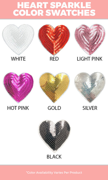 Sequin Heart Vintage Washed Hat