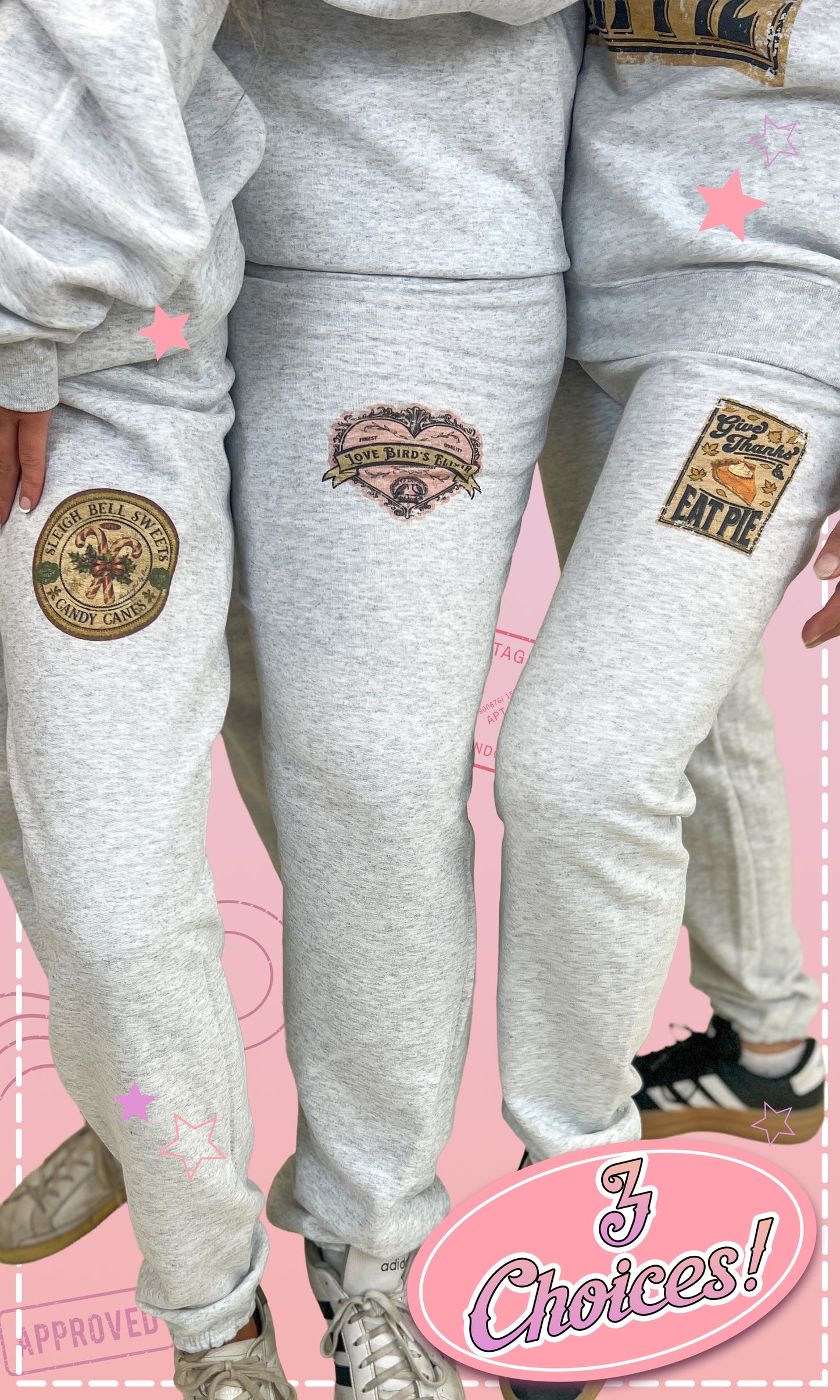 Holiday Vintage Label Graphic Sweatpants