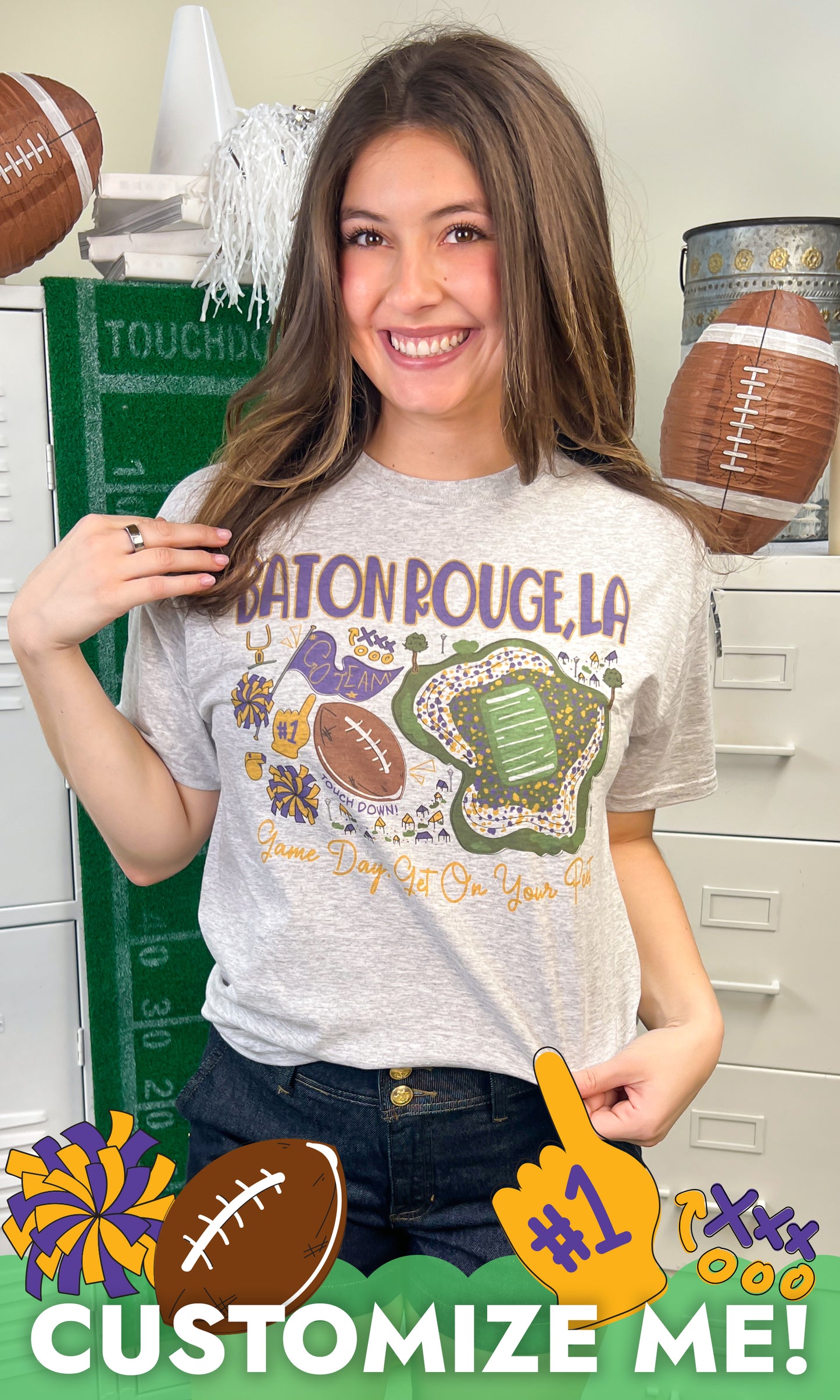 Hometown Mascots Graphic T-Shirt