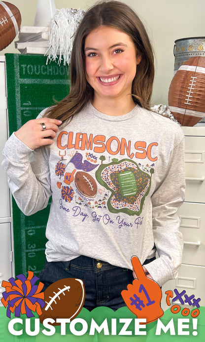 Home Mascots Graphic Long Sleeve T-Shirt