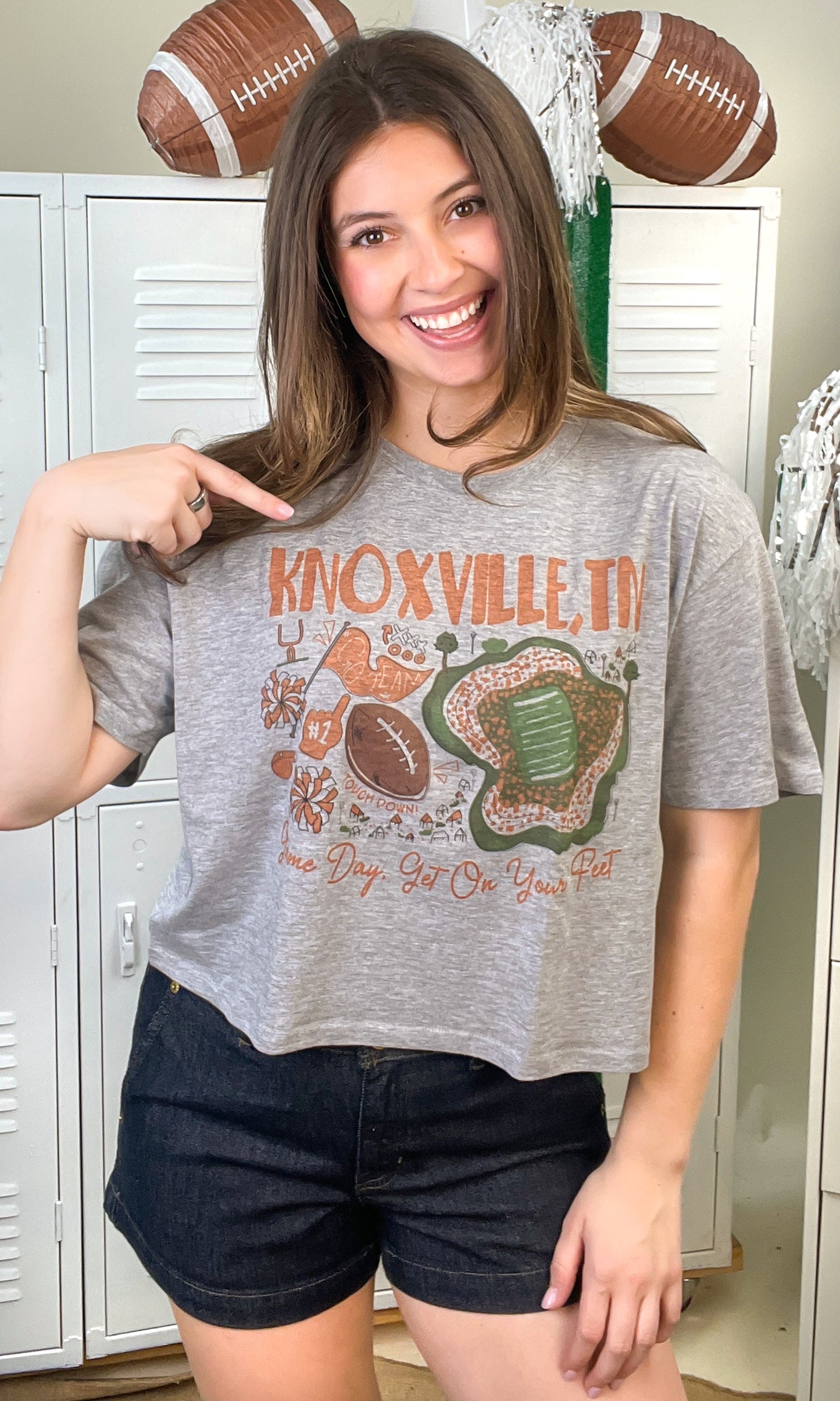 Hometown Mascots Graphic Crop Top