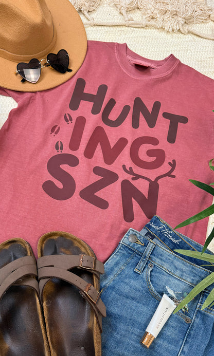 Hunting SZN Comfort Color Graphic T-Shirt