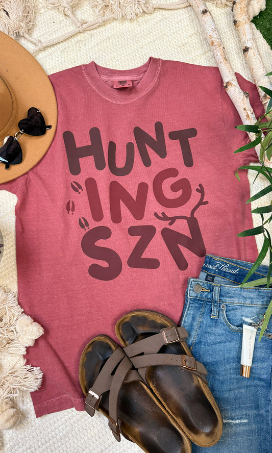 Hunting SZN Comfort Color Graphic T-Shirt