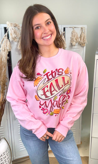It's Fall Y'all Graphic Sweatshirt