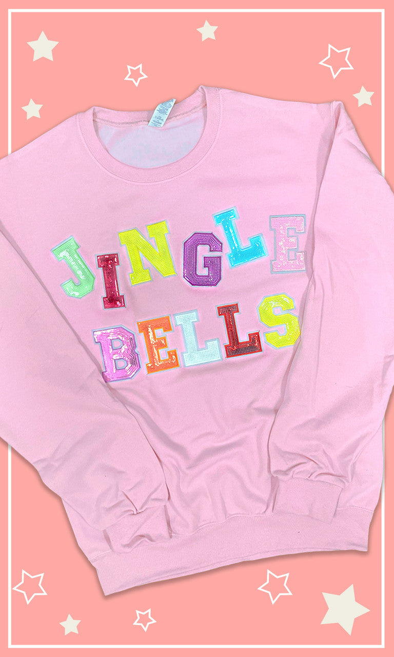 Jingle Bells Sequin Graphic Sweatshirt