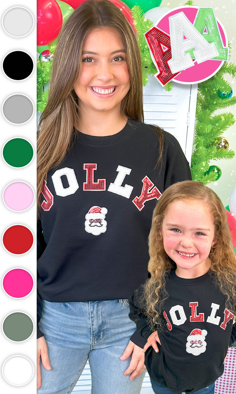 Jolly Sequin Graphic Sweatshirt